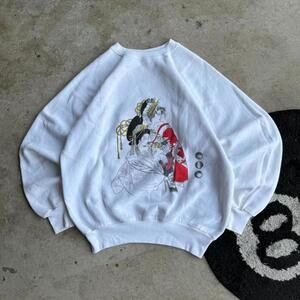 True Vintage Vintage 80s Japanese Geisha Crewneck